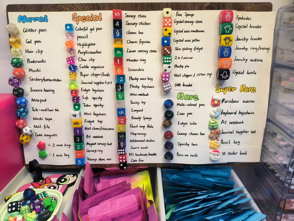 Cute pins blind bags scoop