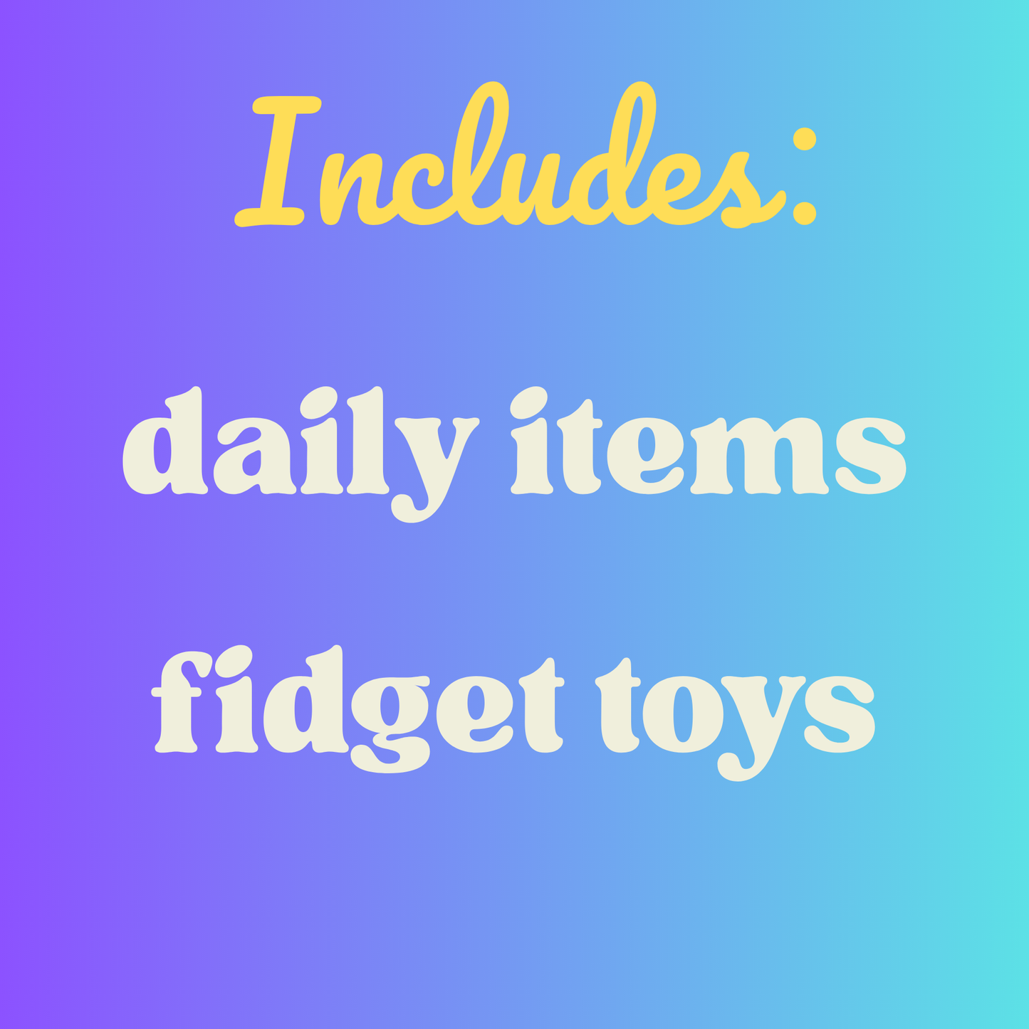 Mystery Card----Fidget Toy